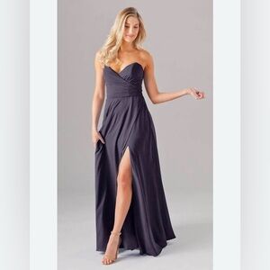 Lulu’s Nave Strapless Bridesmaid Gown